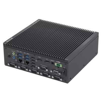 ASUS EBS-I300 Fanless Computer, Intel Celeron J6412 processor, DDR4 3200, VGA/HDMI/DP++, dual-LAN, multiple USB & COM ports